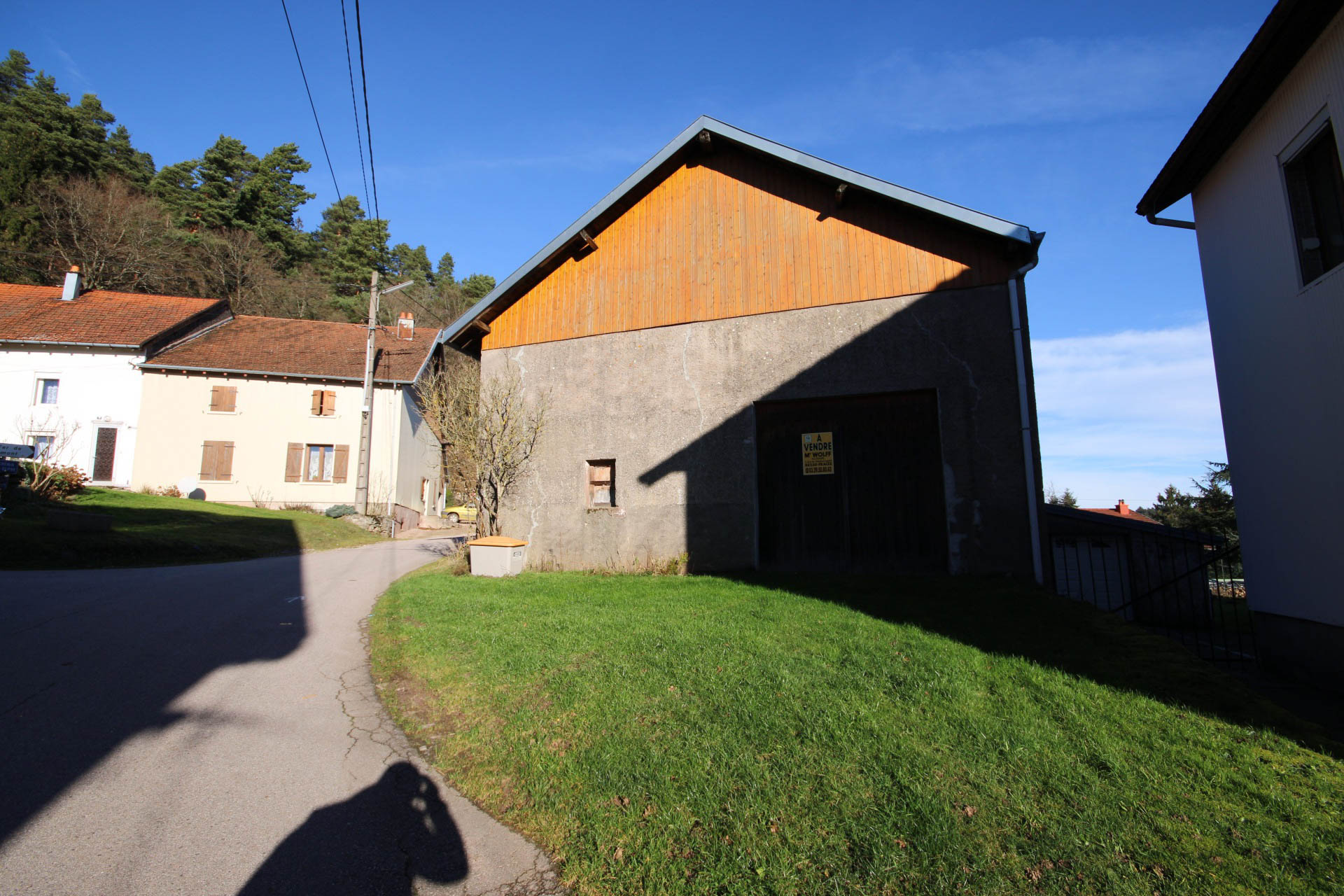 Projection et travaux à Saint Léonard