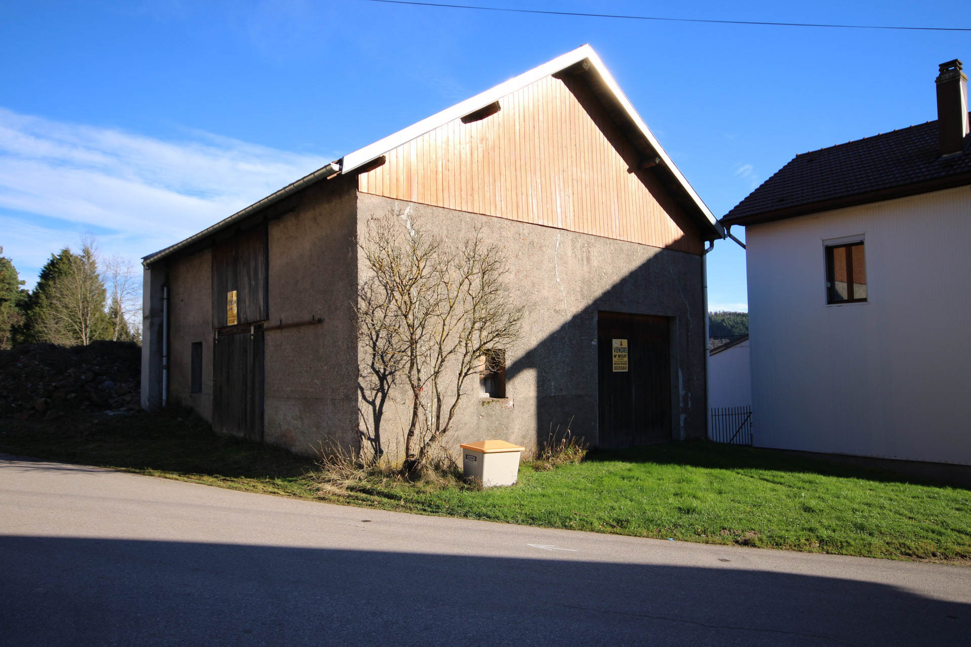 Projection et travaux à Saint Léonard