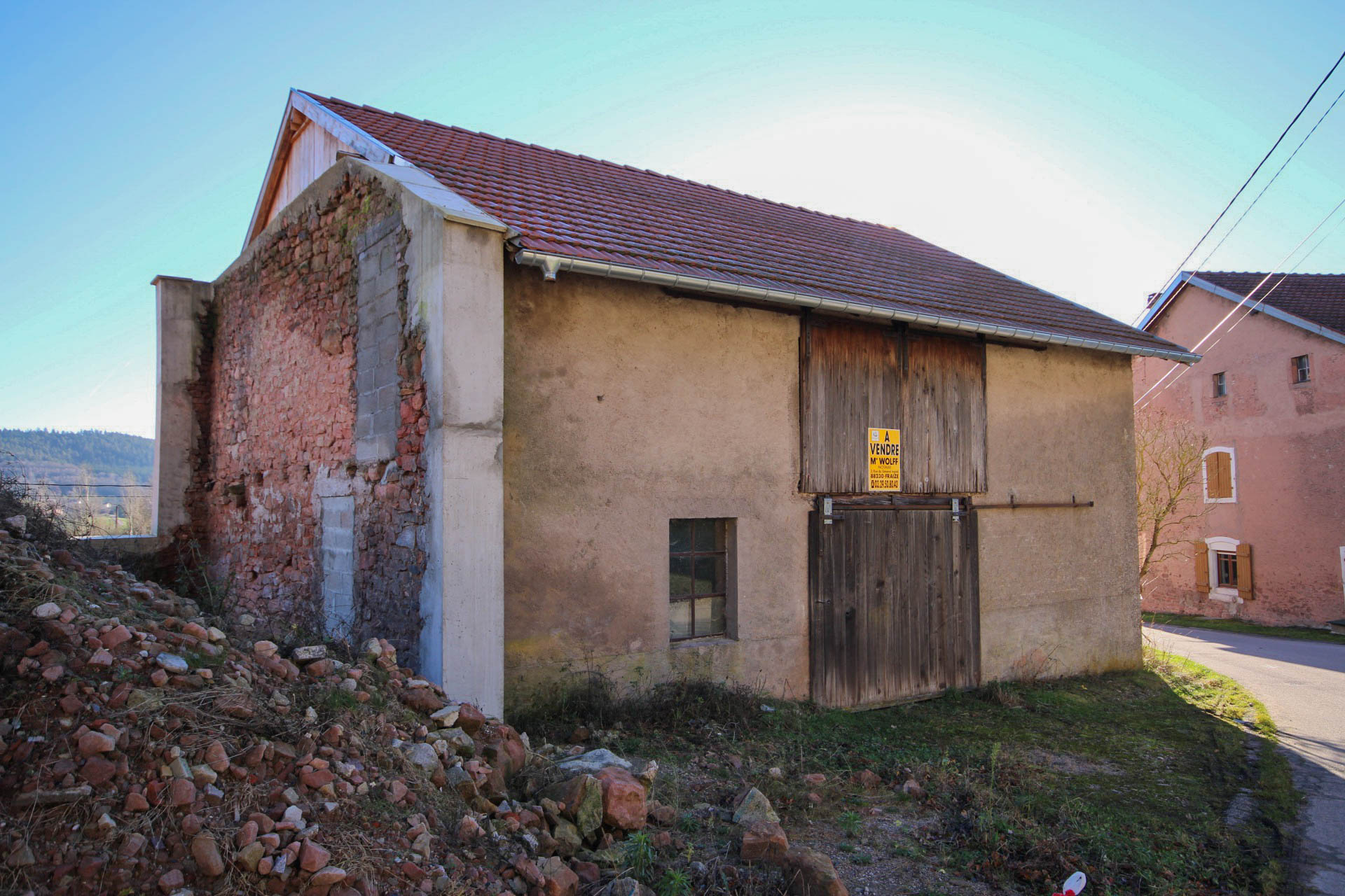 Projection et travaux à Saint Léonard